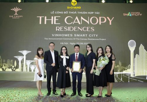 Sao Vàng Holdings - Đại lý chính thức phân phối sản phẩm The Canopy Residences