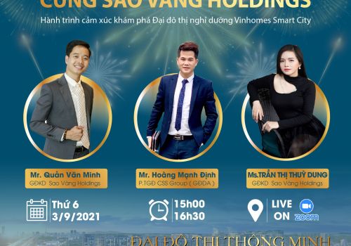 [Đếm ngược 4 ngày] Tham gia sự kiện siêu HOT: Mua nhà Vinhomes cùng Sao Vàng Holdings