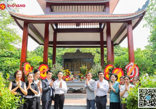 Sao Vàng Holdings dâng hương tưởng niệm các anh hùng liệt sĩ