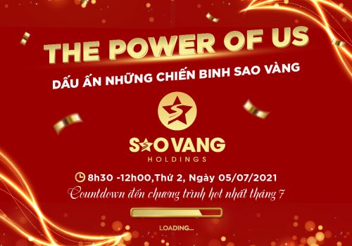 Chương trình The Power Of Us - Dấu ấn những chiến binh Sao Vàng